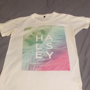 White Halsey Band T-shirt